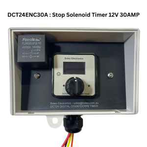 DCT24ENC30A : Stop Solenoid Timer 12V 30AMP